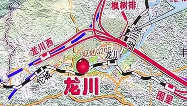 龙川西站高铁路线图图片