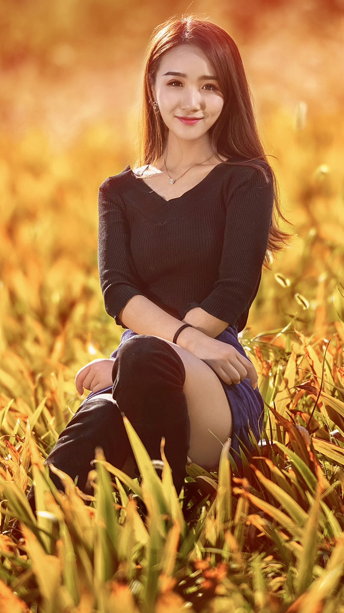 人像写真-秋天的色彩和味道