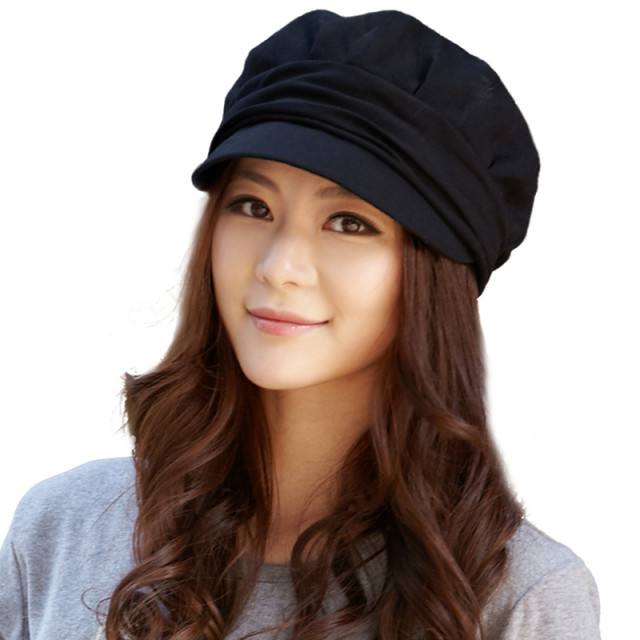 贝雷帽的正确佩戴方法,衬出甜美可爱气质