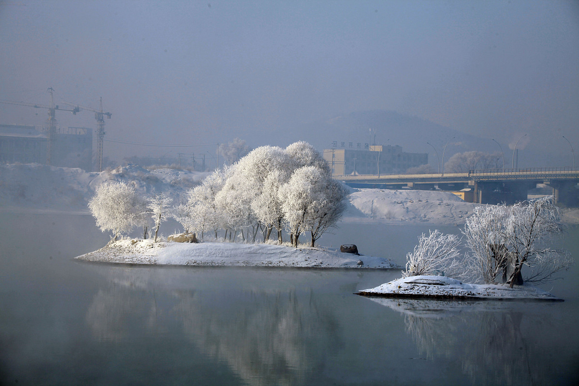 锦州雪景图片