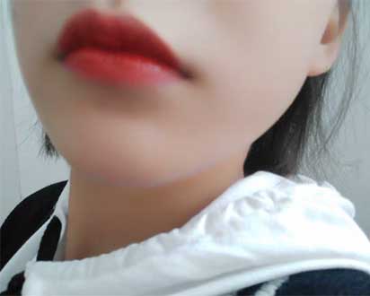 mac口红chili真人试色效果图