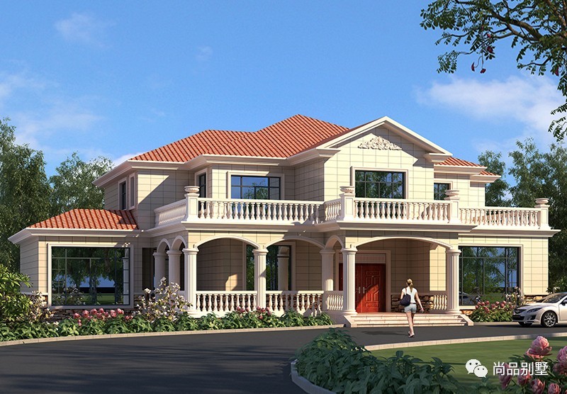 农村两层双拼别墅,9室7厅,兄弟俩一起建正合适