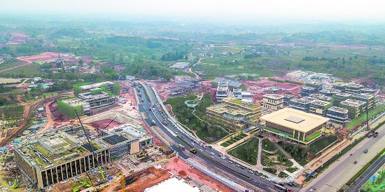 聚焦成都空港新城企业总部:全力"快进" 部分工程即将交付