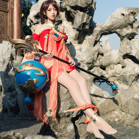 cosplay大乔 美腿图片