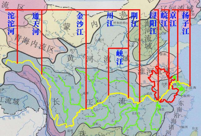 淮河安徽段地图图片