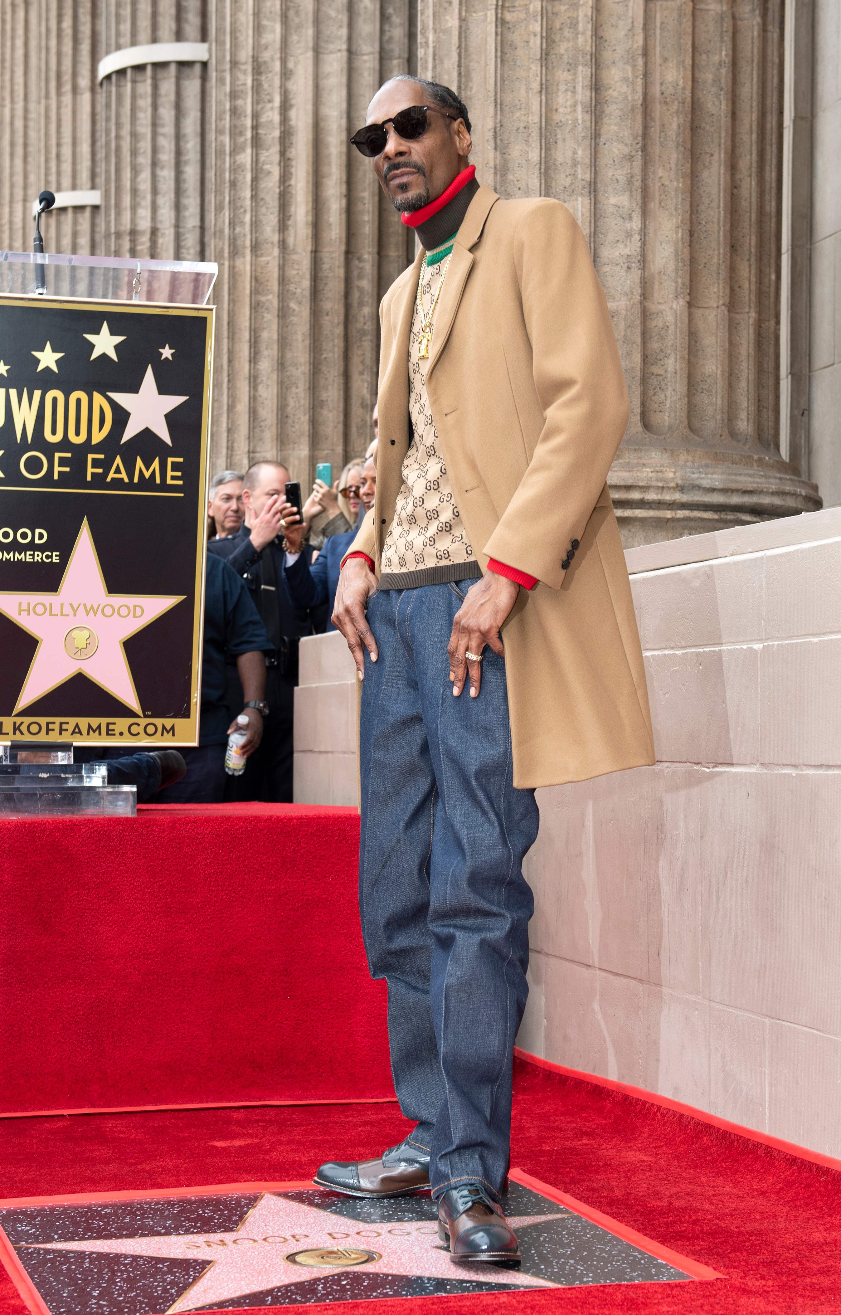 说唱歌手snoop dogg添星好莱坞