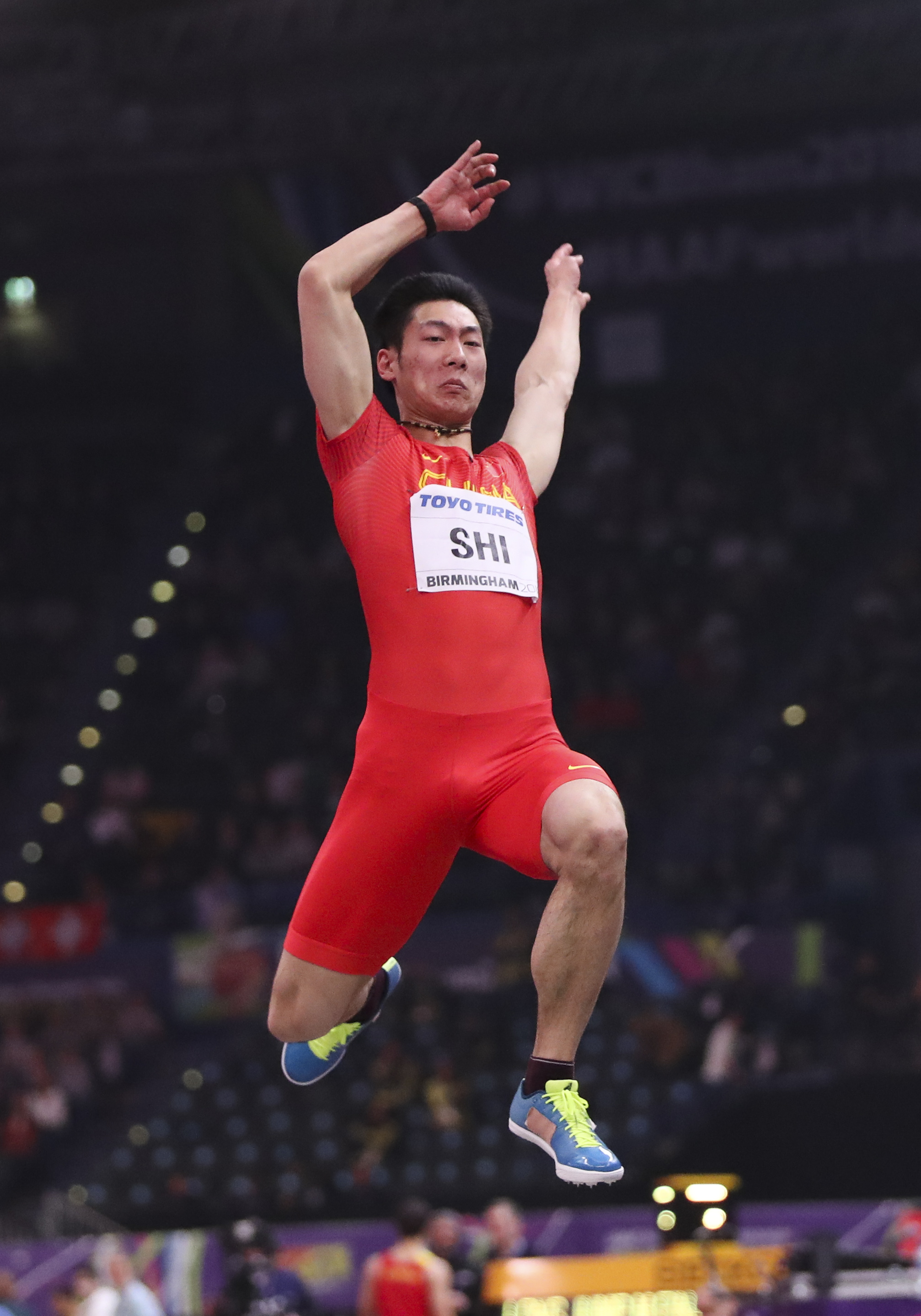 田径——室内世锦赛:石雨豪获男子跳远第五名(2)