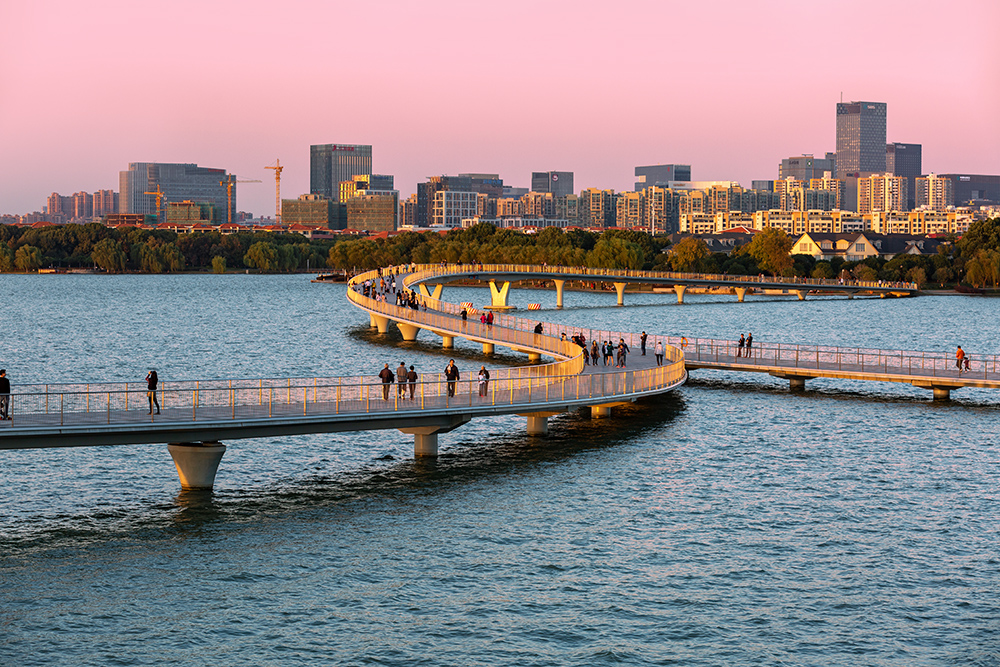 苏州金鸡湖 一个免费的国家5a级景区