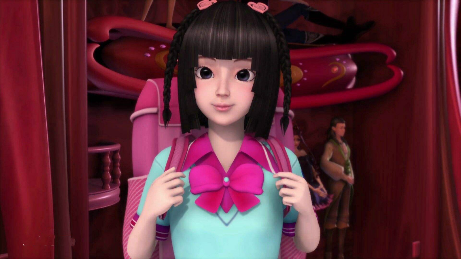 在没成为叶罗丽战士之前,王默没什么发光点,上学经常迟到,被老师好几