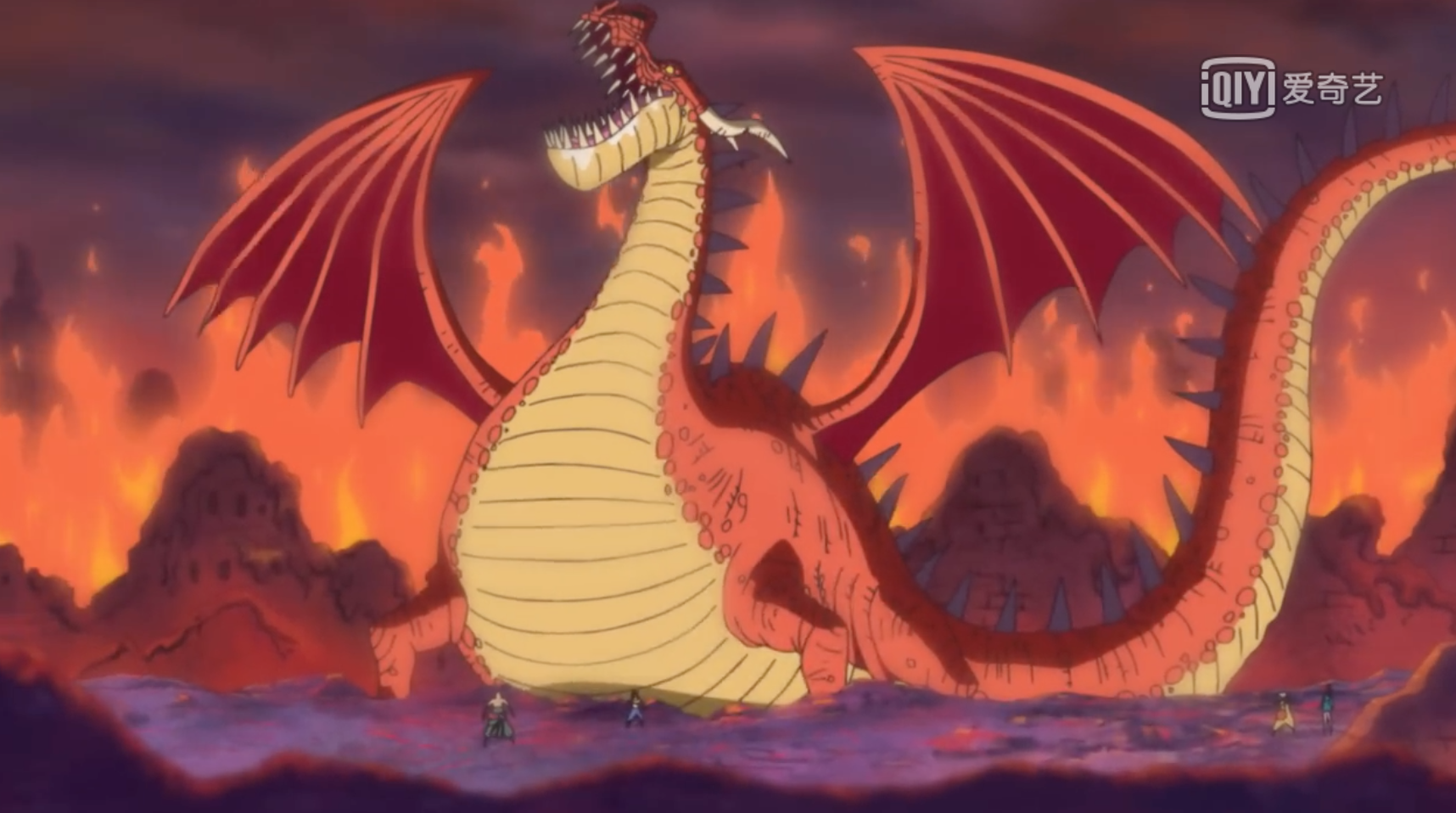 海贼王:冰火岛隐藏剧情,罗杰为何带着一条龙去最终之岛?