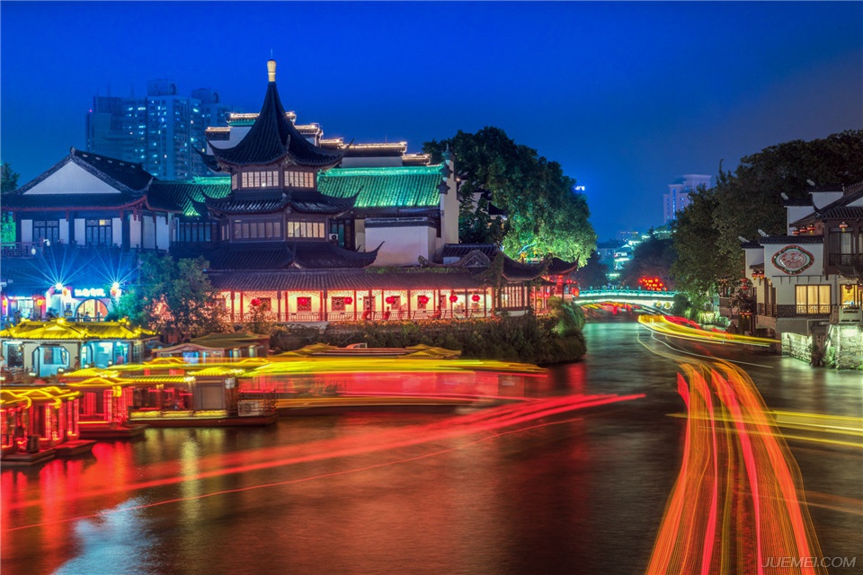 南京夫子庙文德桥美景摄影