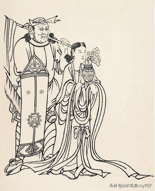 云田画论:从吴道子"莼菜条"线描观其线条生命力