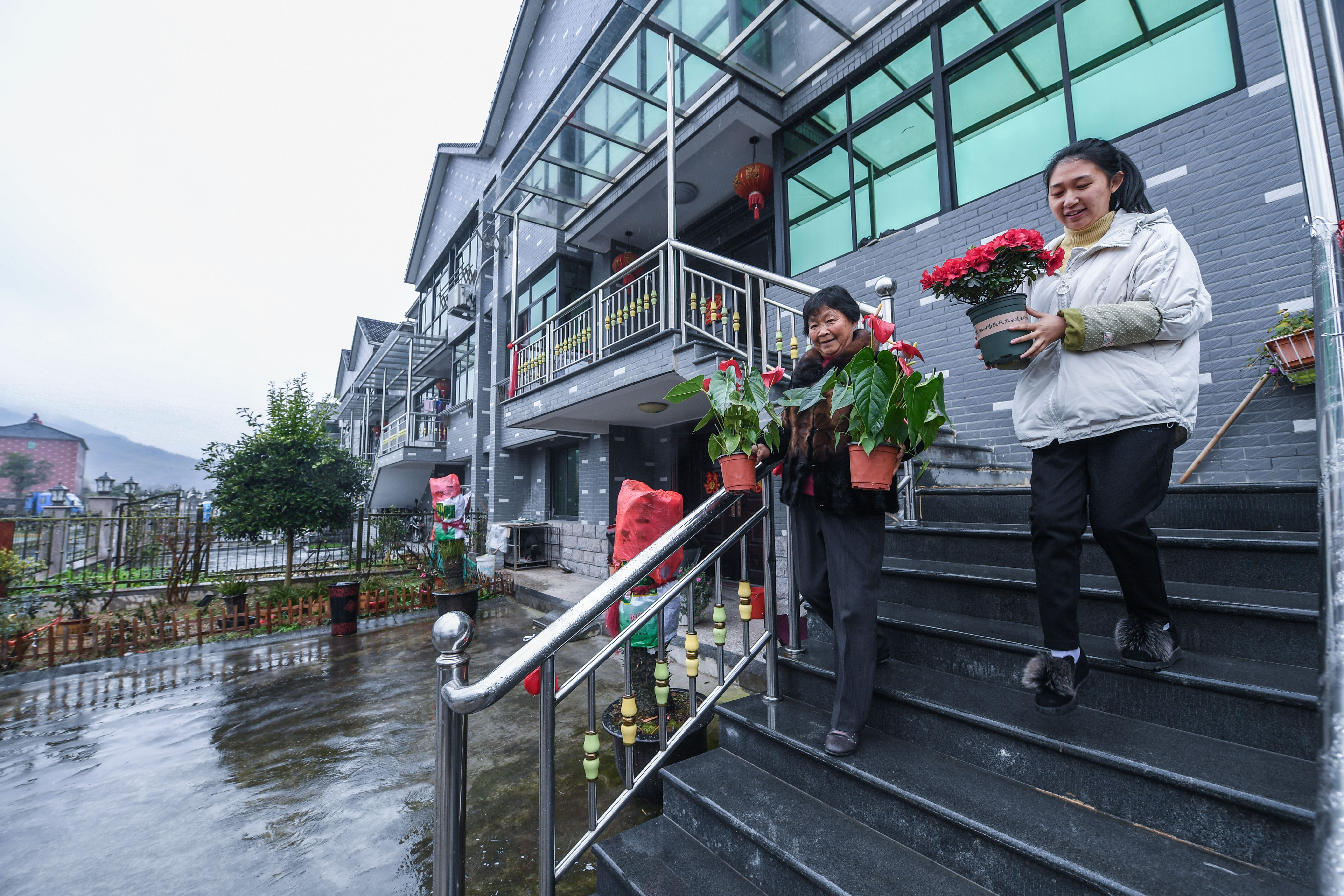 村民農家庭院經過數月整修,以全新的樣貌呈現出來,作為當地美麗鄉村