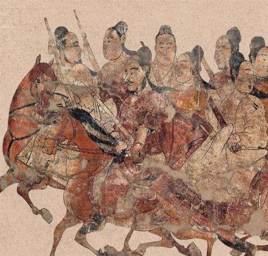 北齐"画圣"杨子华人物,鞍马,牡丹皆为一绝