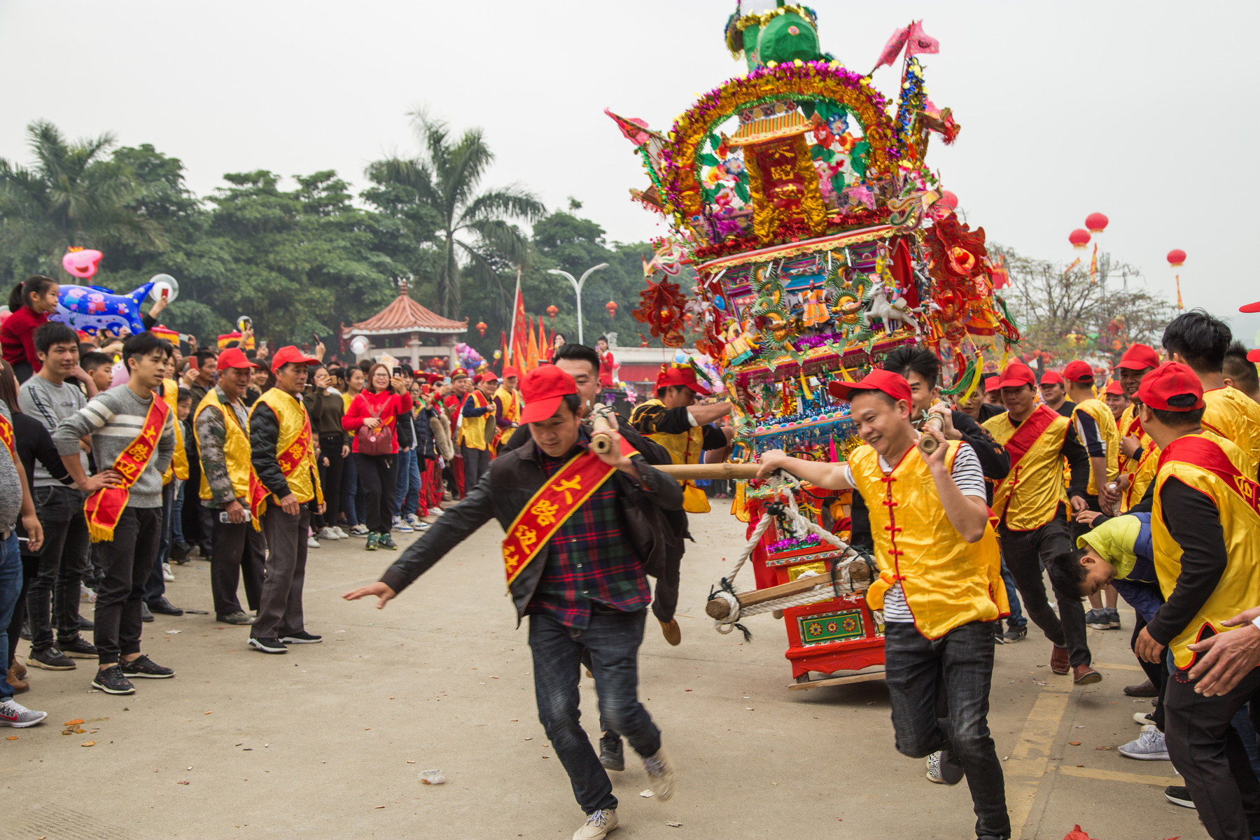 漳州三界公祭祀,非遗"辇艺"等巡游