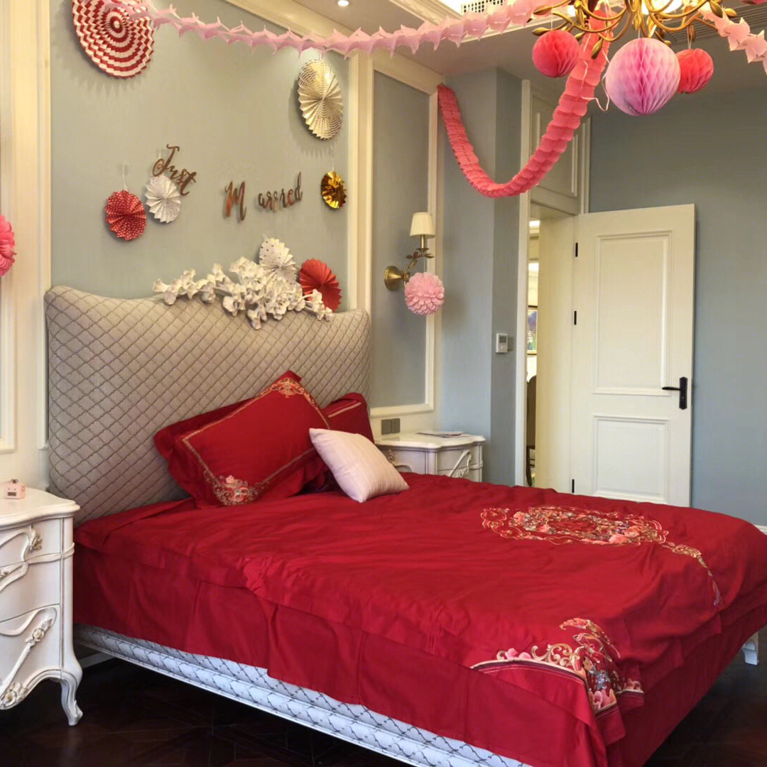 美式风格婚房装修案例,看到实拍的效果图,真羡慕这对新婚夫妻!