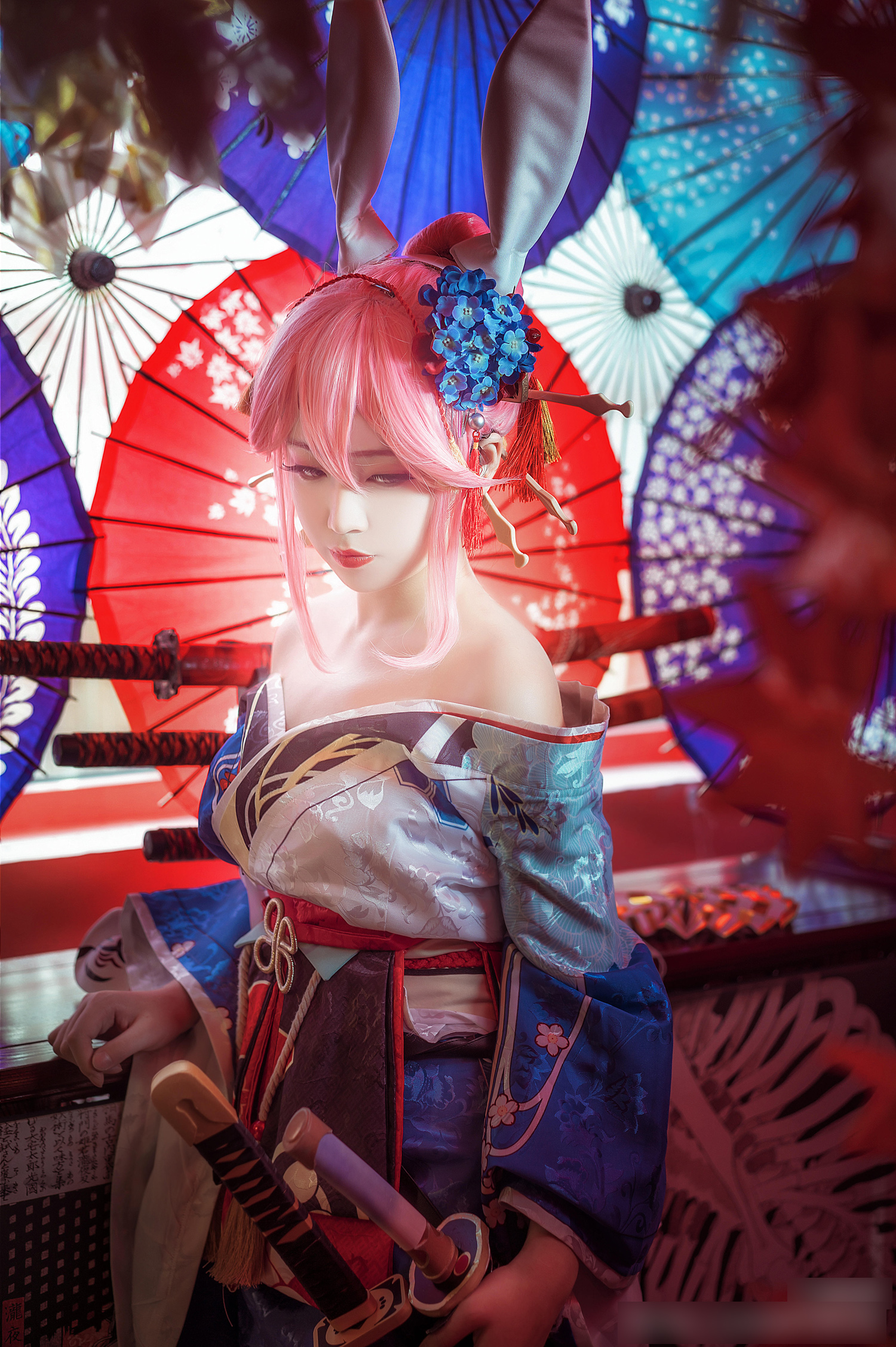 国人妹子扮演的崩坏学园角色八重樱!相当惊艳的一组cosplay作品