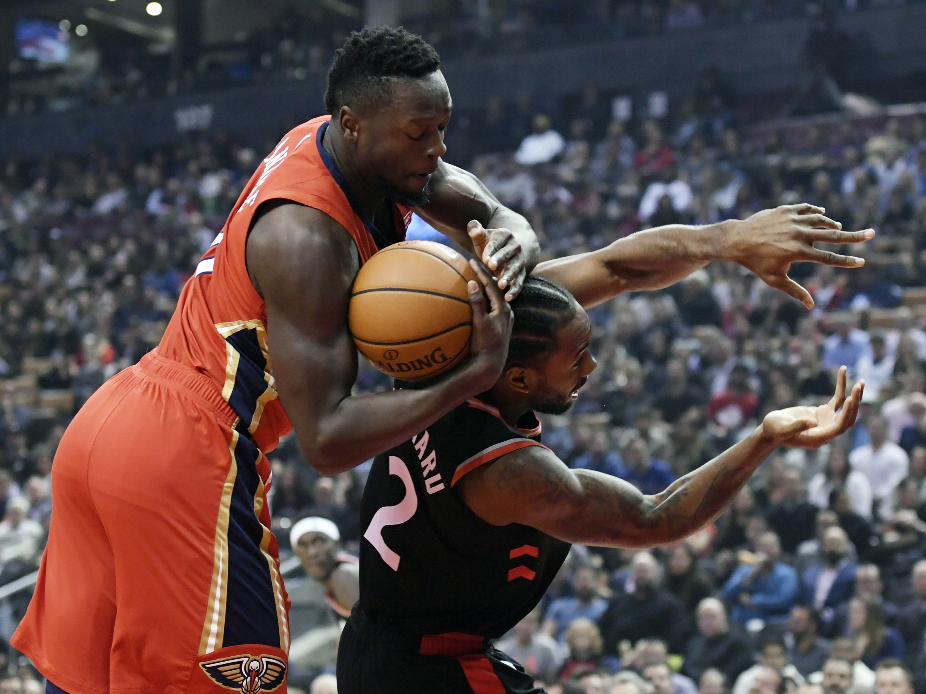 篮球——nba常规赛:鹈鹕胜猛龙