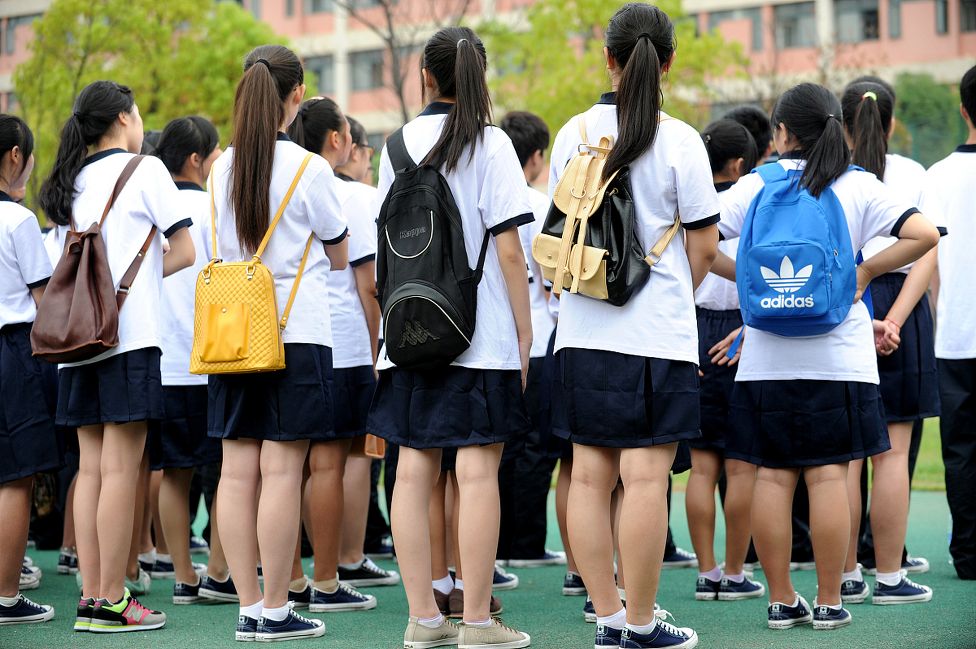 泉州第九中学校服图片