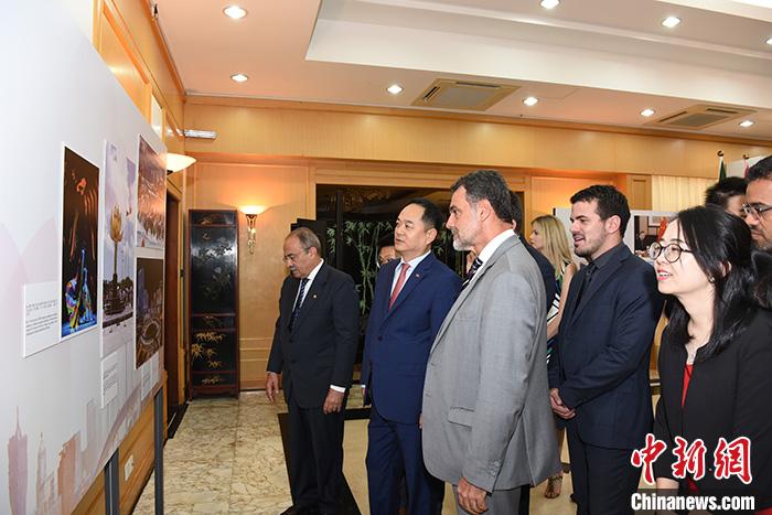 中国驻巴西大使馆举行庆祝澳门回归20周年招待会