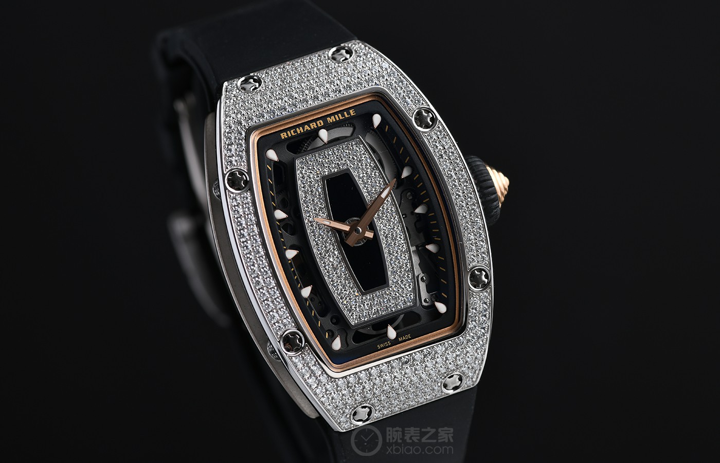 一百二十万,品鉴里查德米尔rm 07-01 满钻女士腕表