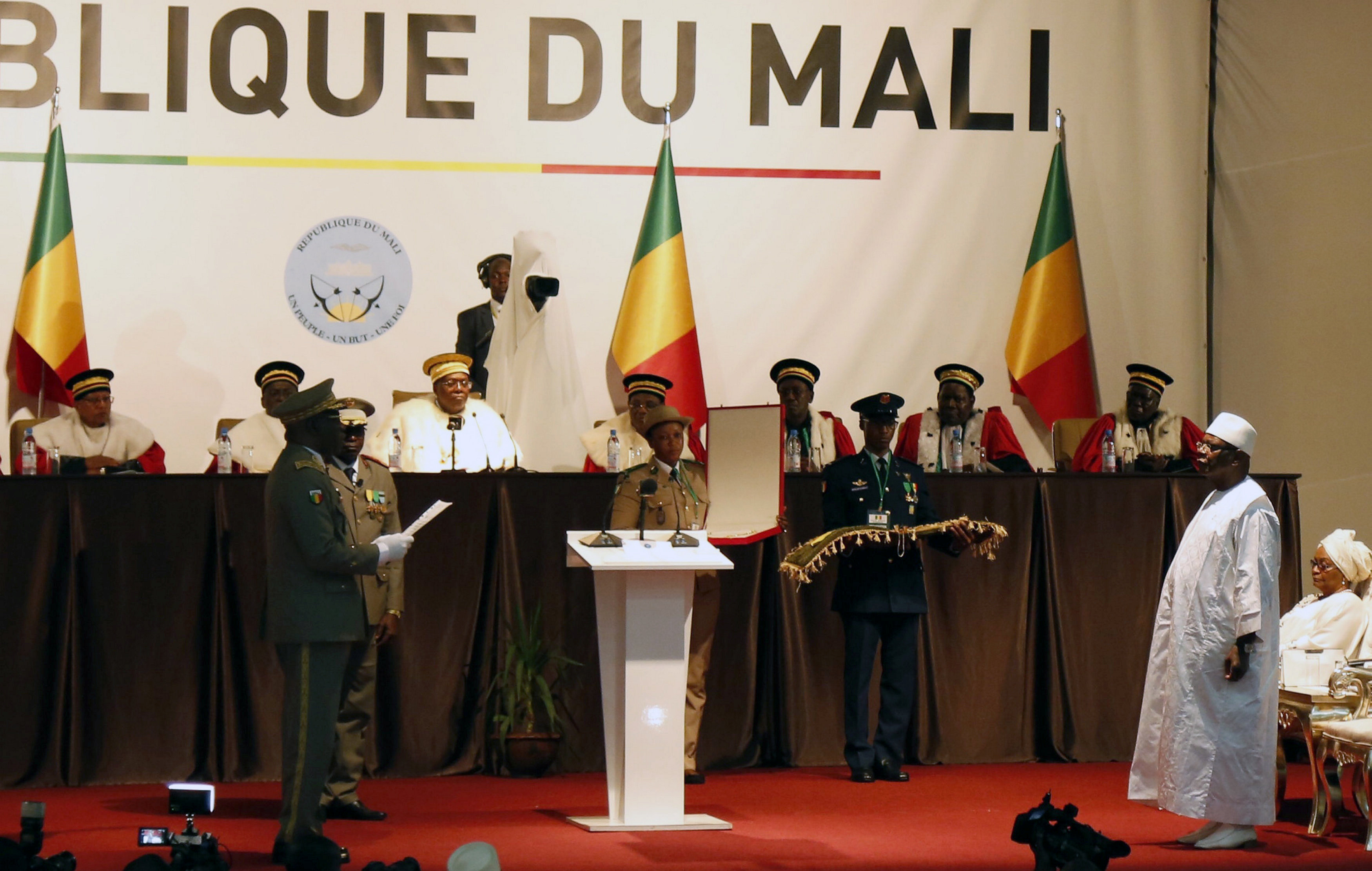 凯塔宣誓连任马里总统(4)