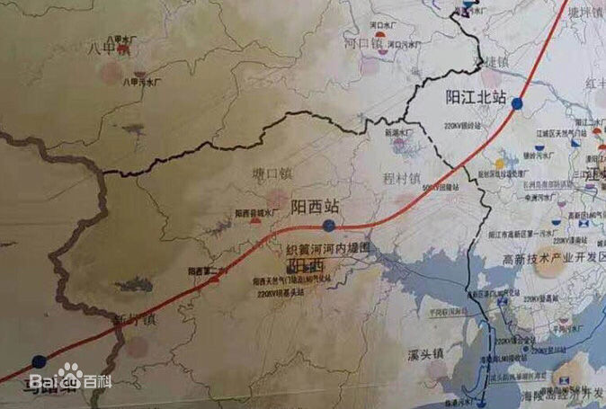 阳春高铁线路图图片