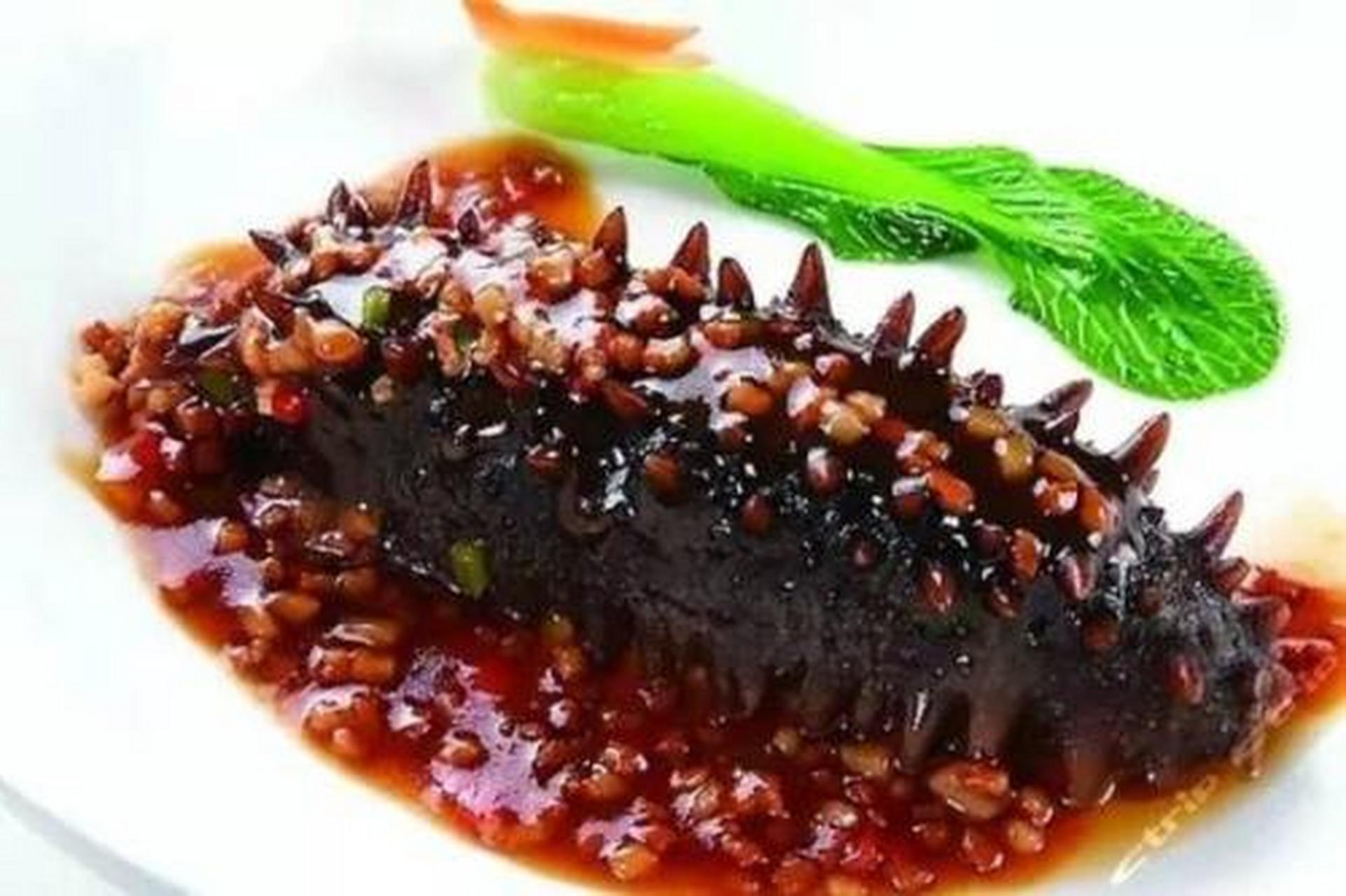 城市身边事#【青岛美食】肉末海参是一道山东的汉族传统名菜,属鲁菜