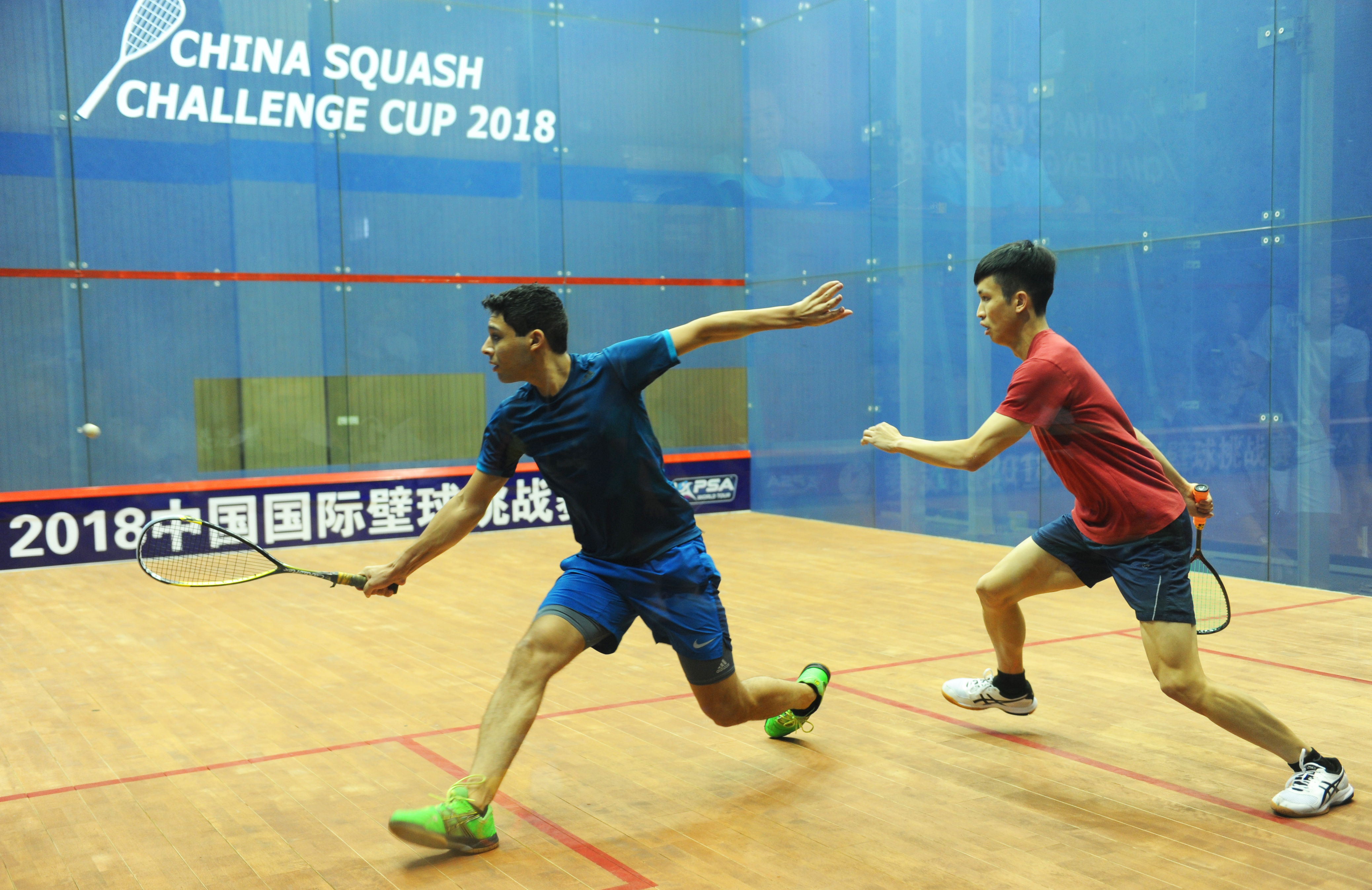 壁球——2018中国国际壁球挑战赛开赛(1)