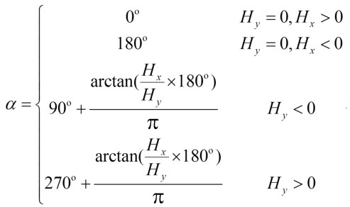 磁偏角计算公式图片