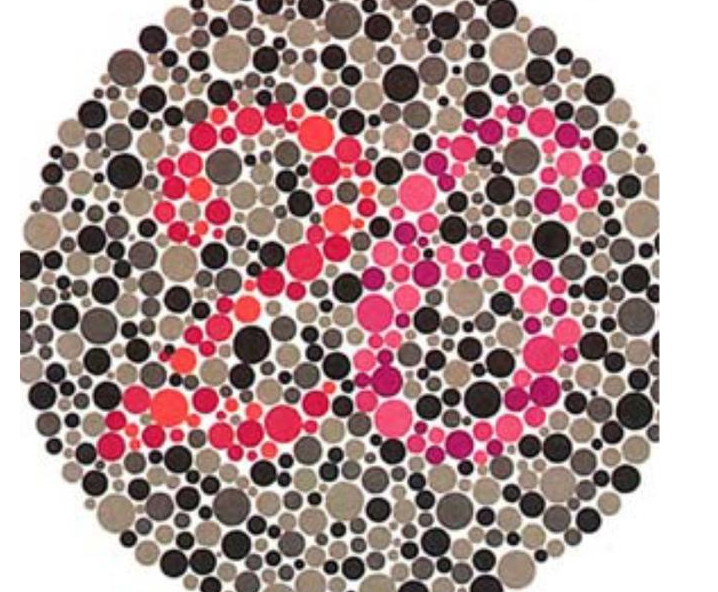 几张色盲测试图:若你连图1都看出来了,说明你的视力不同常人