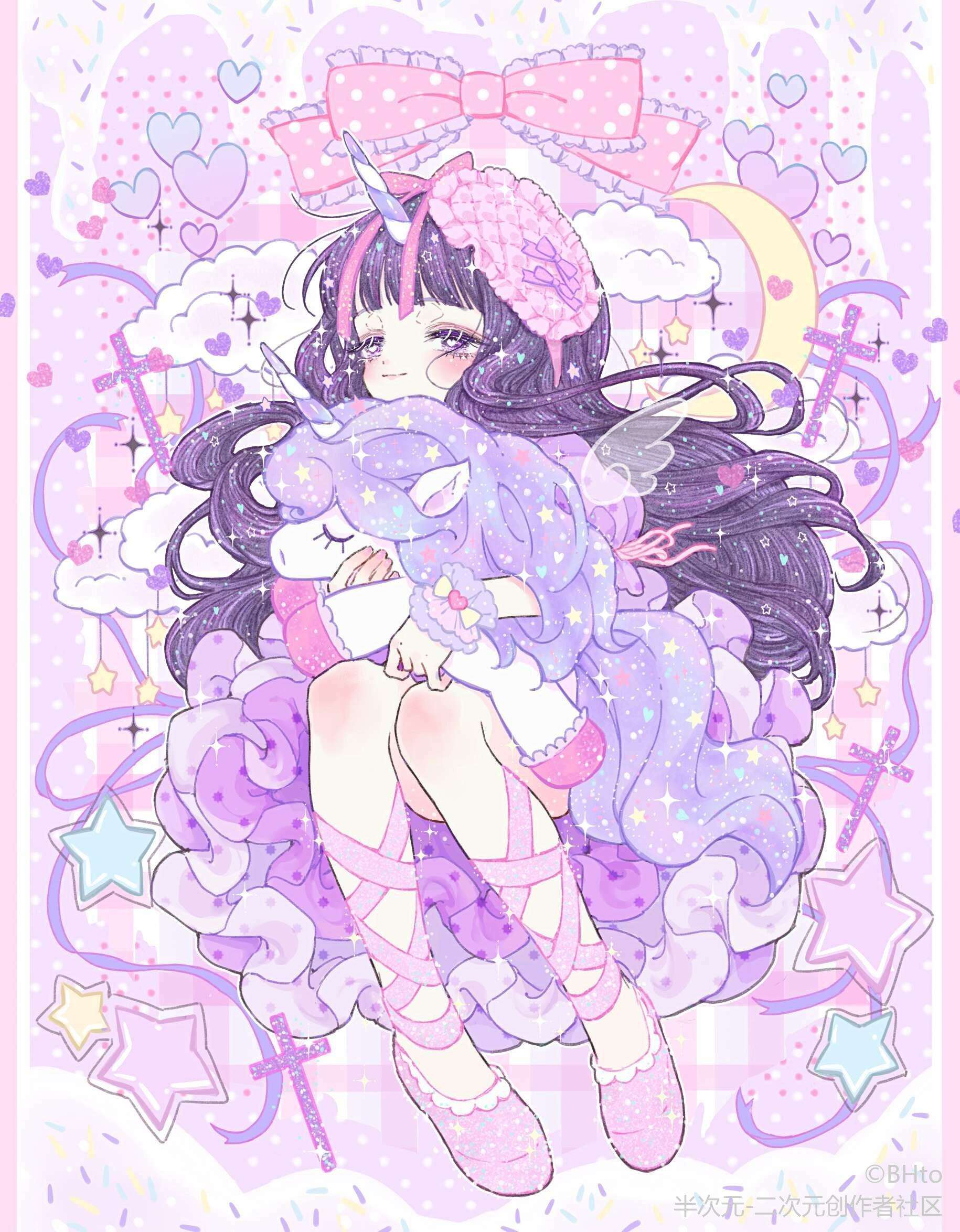 唯美二次元小仙女闺蜜头像,看了你一眼,就确认了永远!