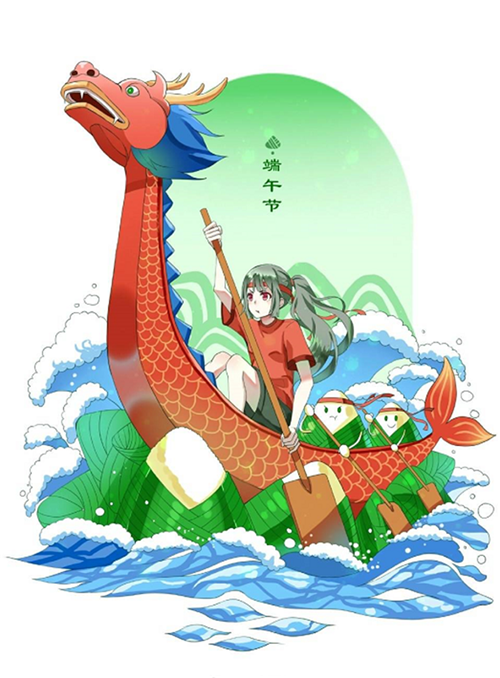 当节日拟人化后,元宵节太可爱了,清明节这是天官的雨师本师吧?