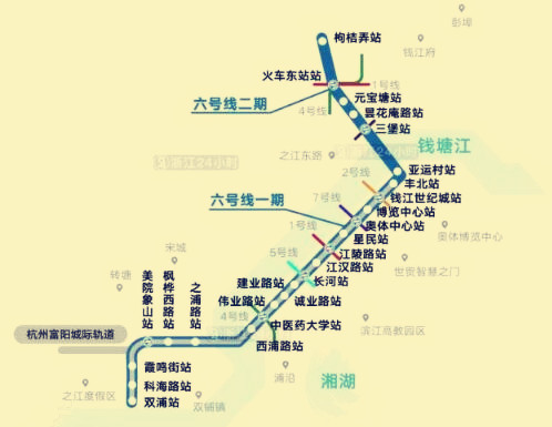 杭州地铁6号线最新进展 预计2020年通车