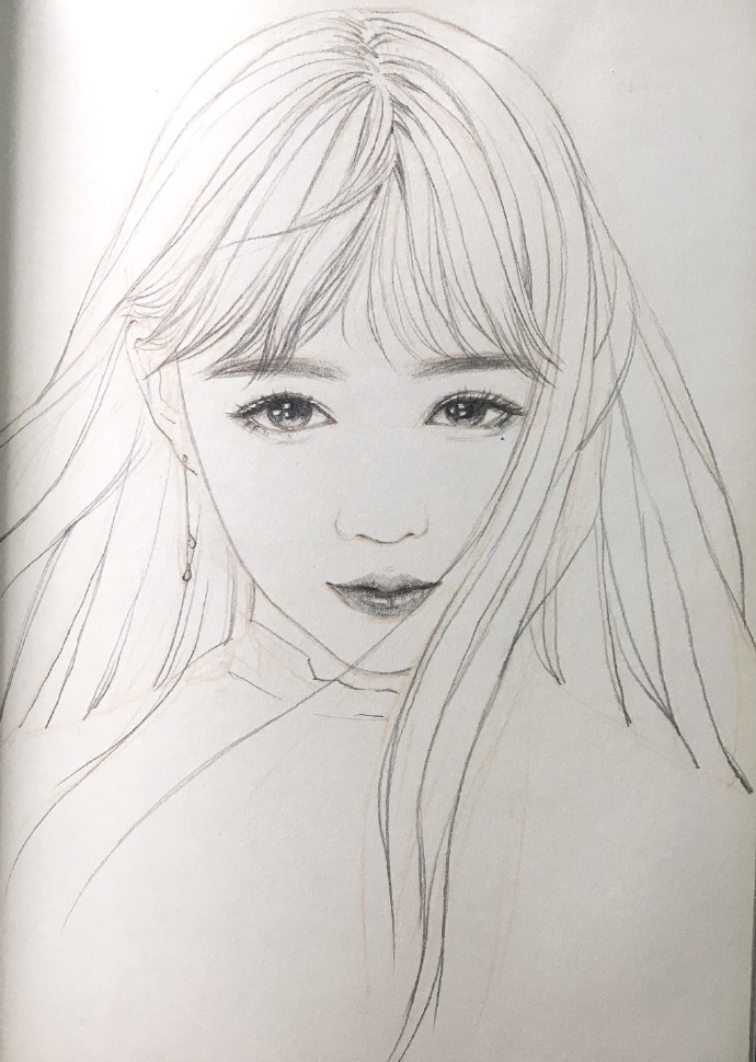 教你画一个好看的古风女子,唯美古风女子手绘图,收藏当壁纸用