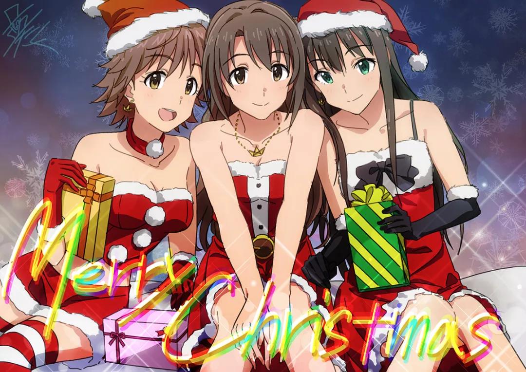 圣诞动漫壁纸|你要和我一起过圣诞吗?