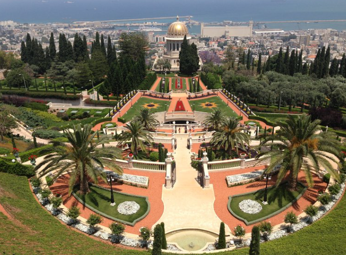 以色列的美景——巴哈伊阶梯花园