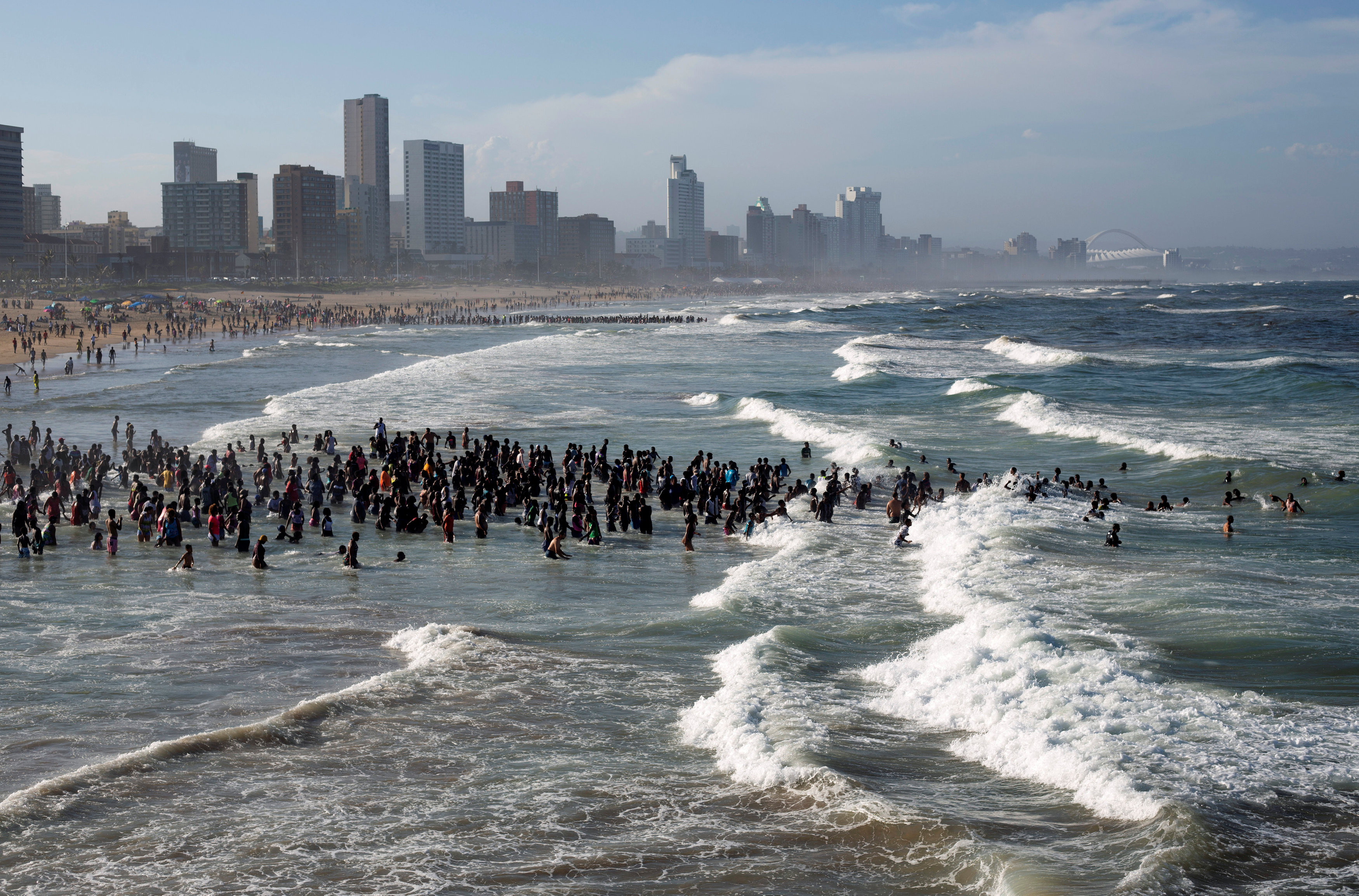 (9)南非德班:海滩上庆新年