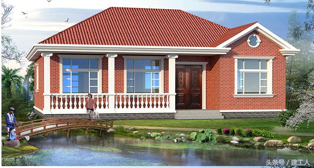 漂亮,美观的一层平房设计图