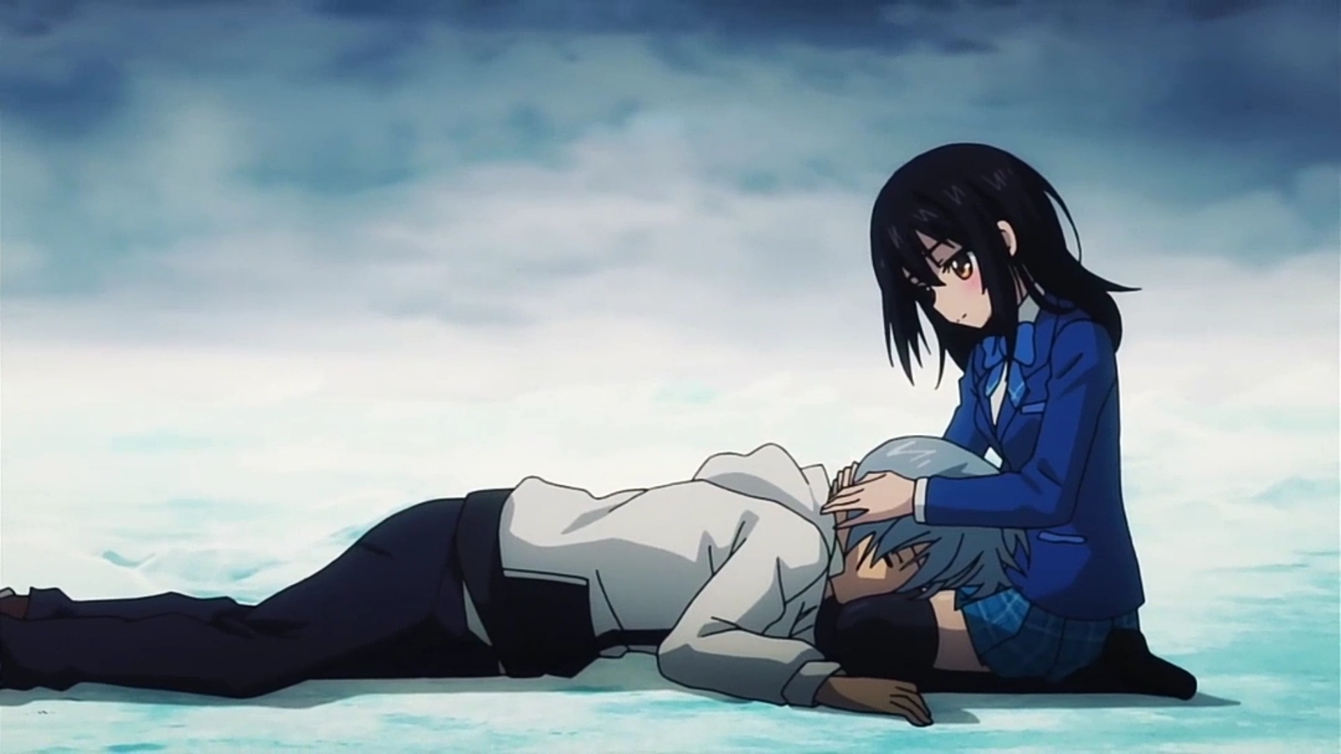 动漫中神奇的膝枕,炮姐也有温柔的时候,而图四蜜汁脸红!