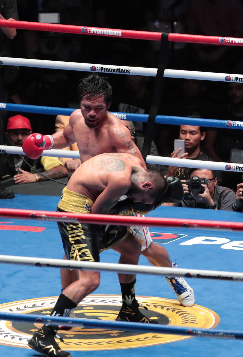 拳击——wba次中量级拳王战:帕奎奥击败马特西(7)