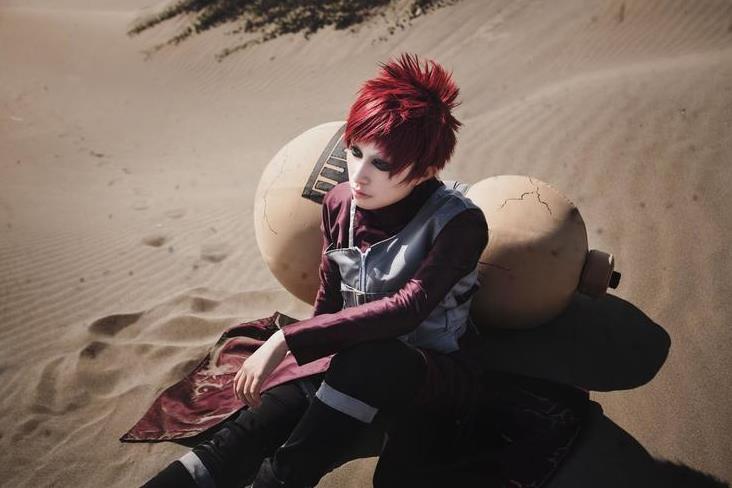 火影忍者cos,网友:我爱罗大哥,你啥时候也得了白内障?