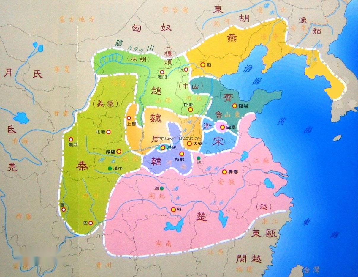 东汉13州划分地图图片