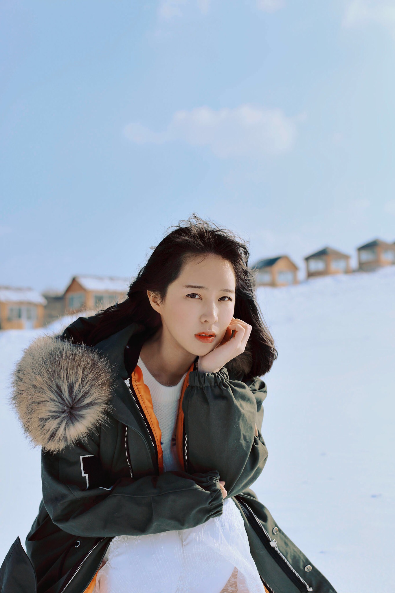 女孩摄影:我在北方等着你