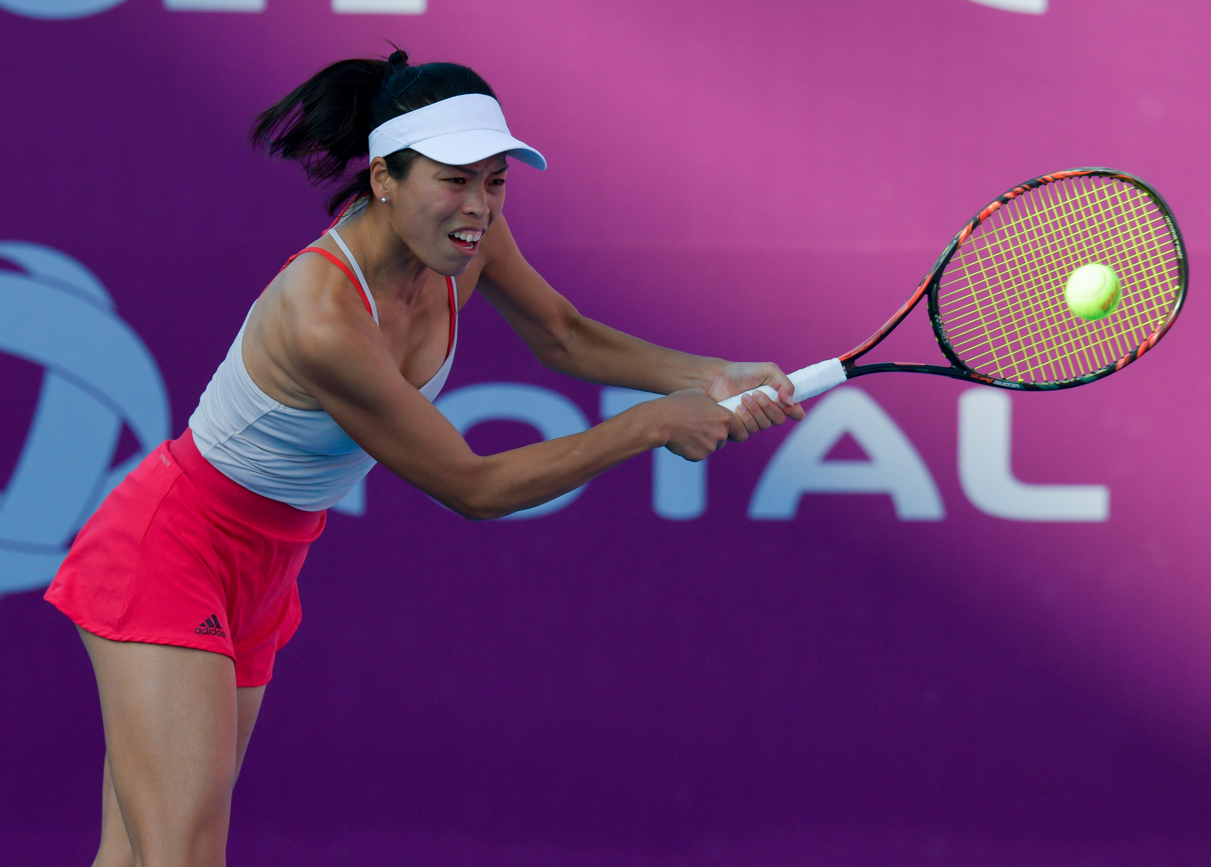 新华社照片,多哈,2019年2月13日    (体育)(3)网球——卡塔尔公开赛