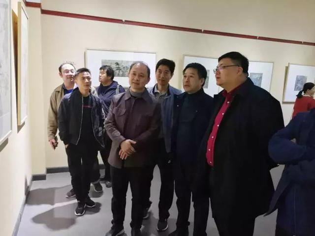 庆祝阳信梨花会30年首届中国画名家邀请展 开幕!