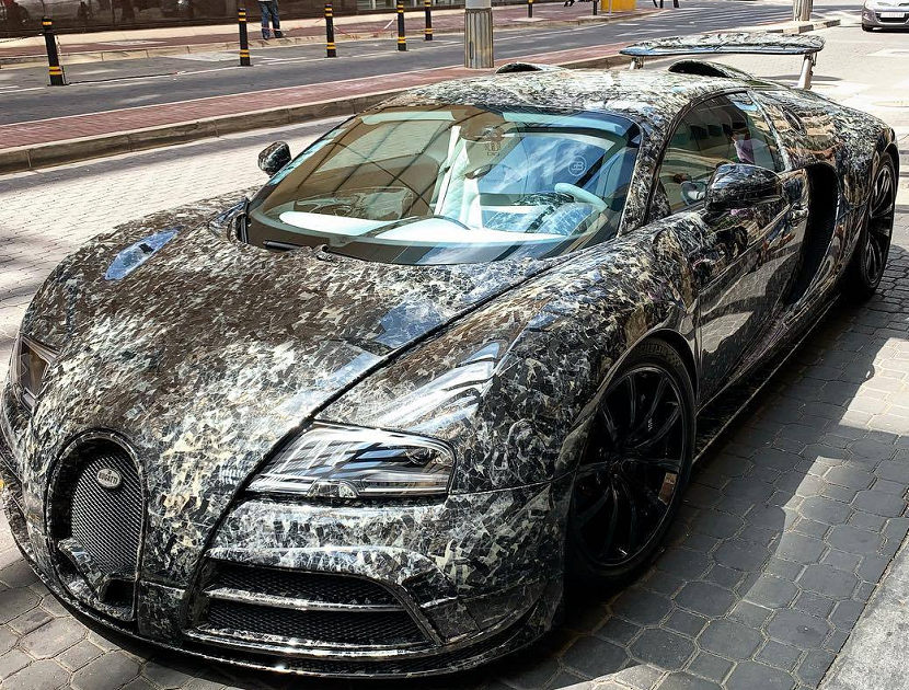 全球唯一钻石版布加迪,车内有车主签名,卖3000万,却成代步车!