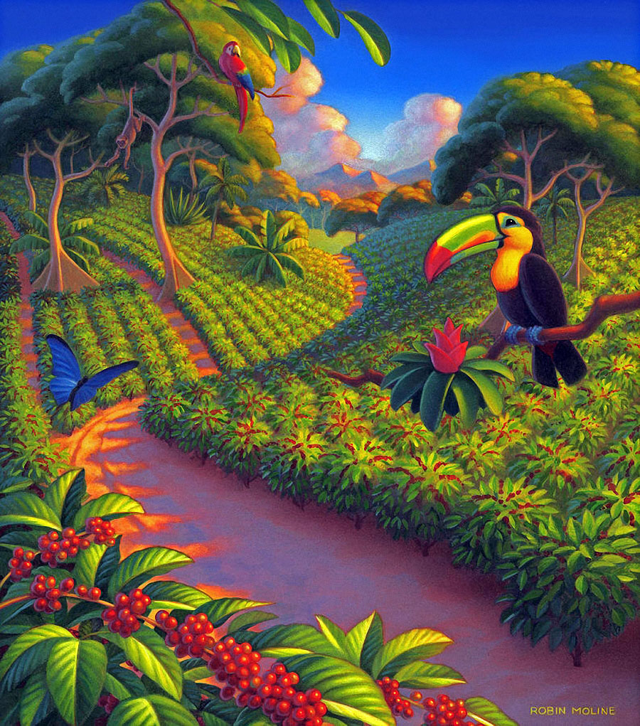 插画:美国艺术家robin moline作品第一部分