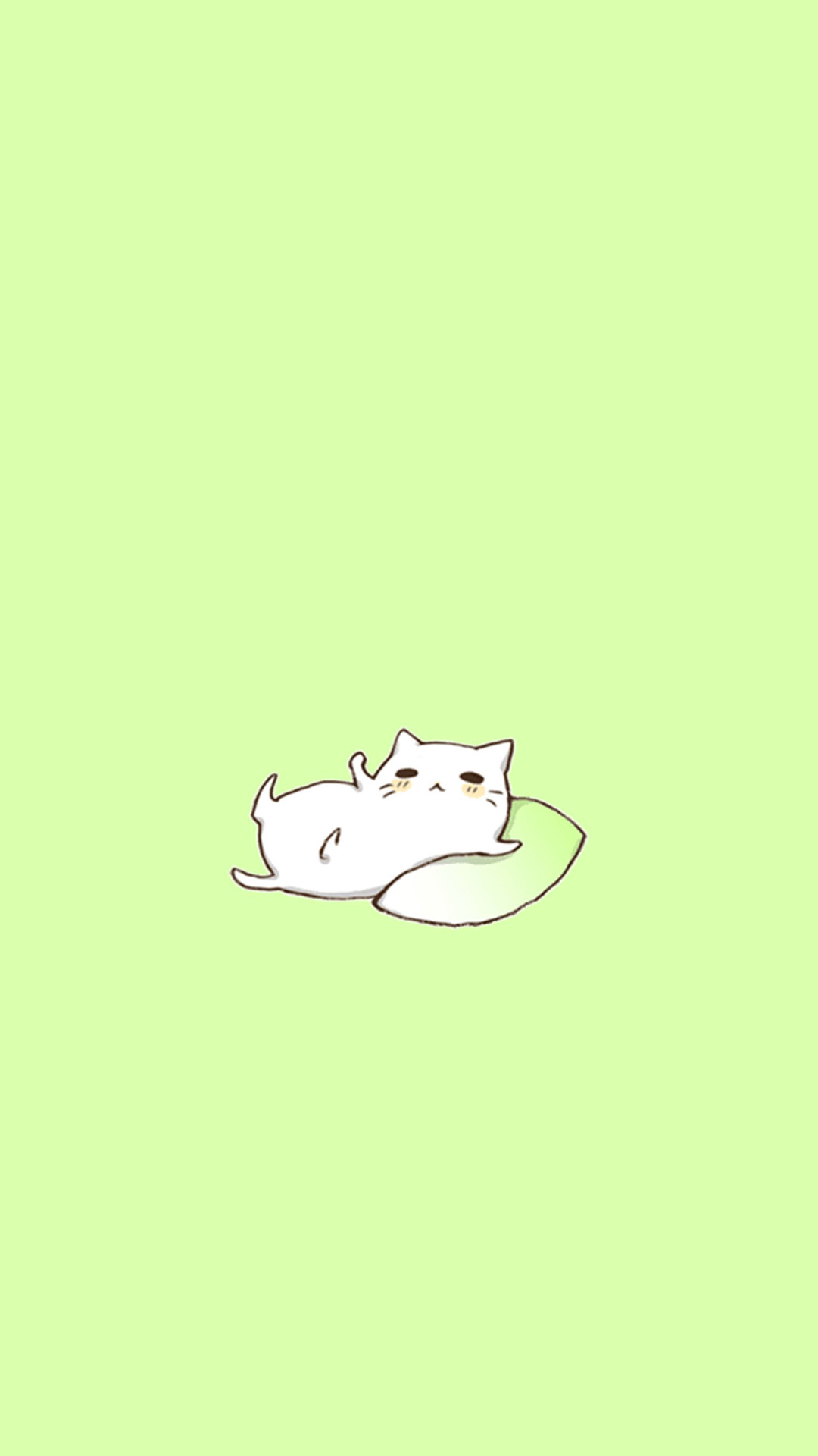 可爱卡通猫咪高清图片手机壁纸,分辨率1080x1920