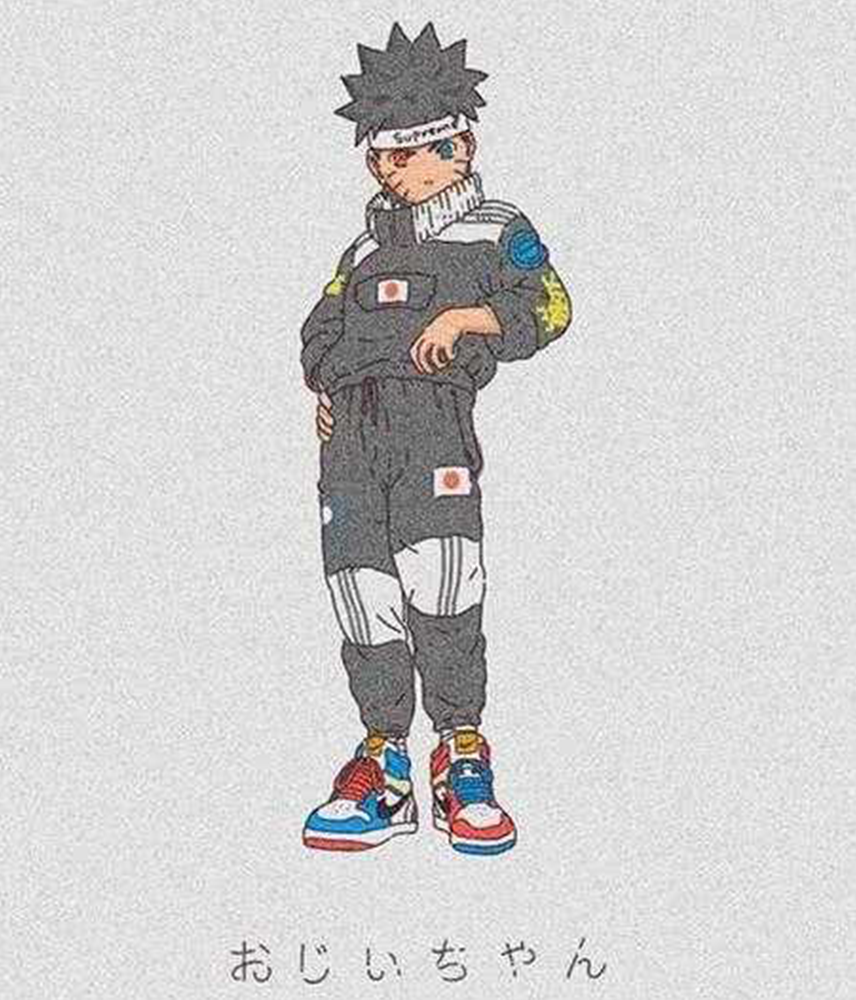 火影忍者:当忍者玩起时尚,卡卡西一身潮牌,佐助和鼬很寒酸